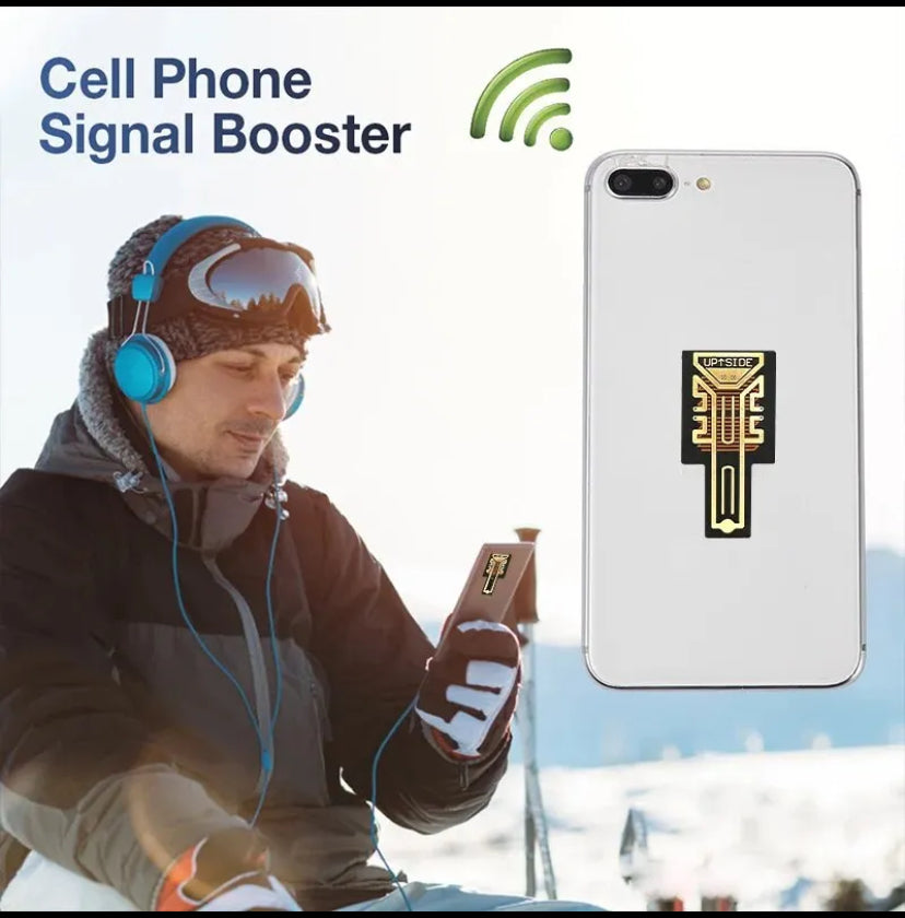 Mobile Signal Booster Chip for Phones Copper - Ideal for Camping, Travel, and Urban Areas