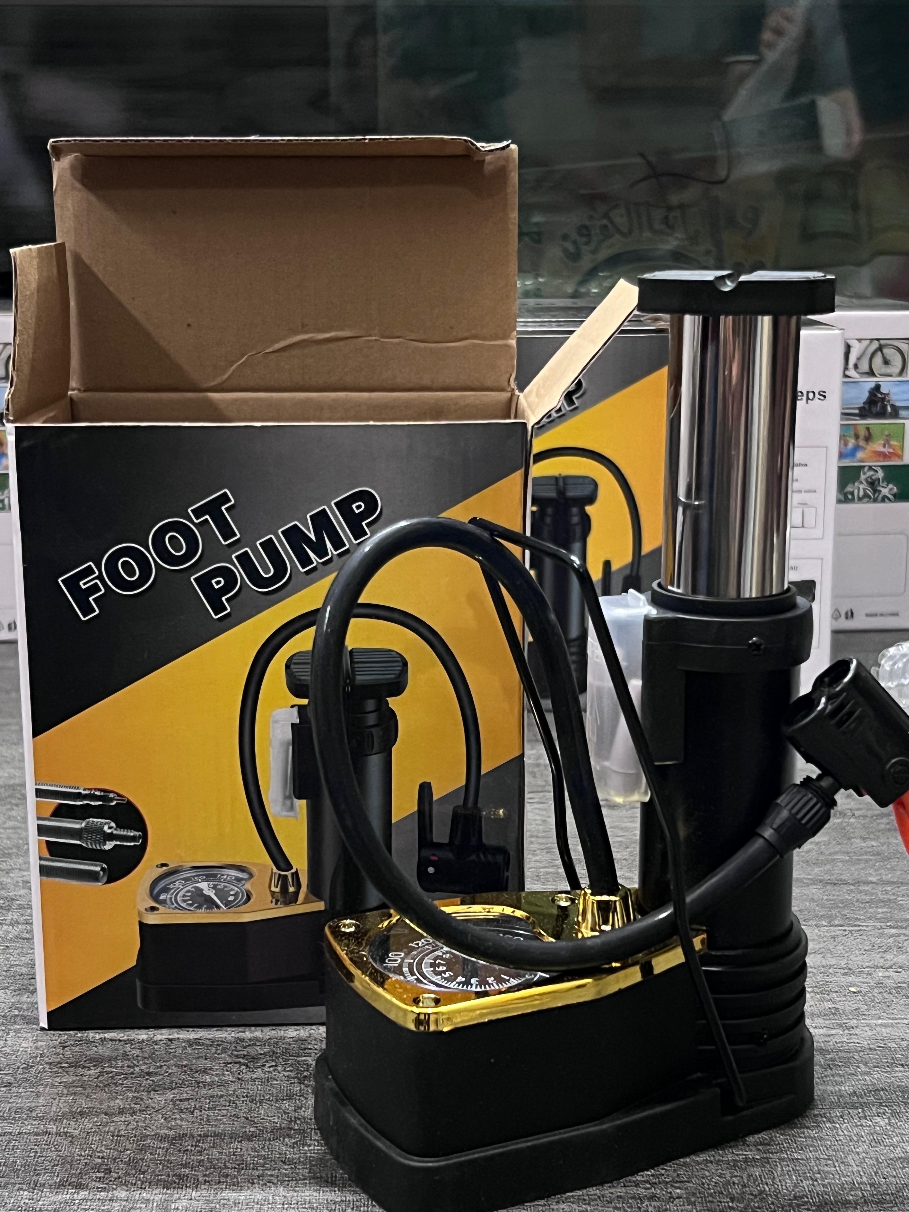 Foot Air Pump with Gauge