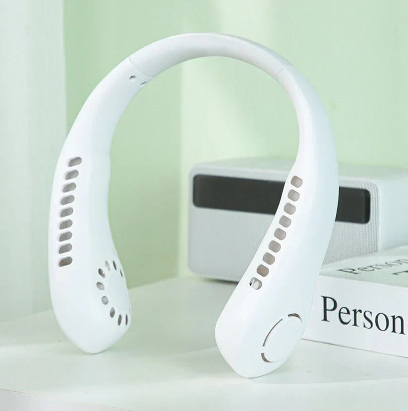Rechargeable Neck Band Fan Flexible 3 Modes
